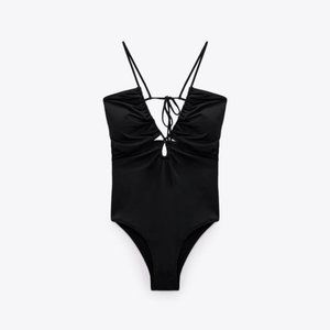 Zara Cut Out Swimsuit XL